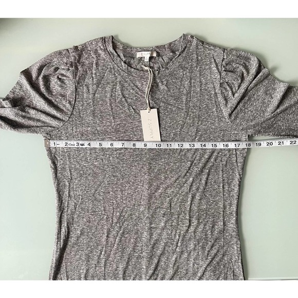 Z Supply Puff Sleeve Tri Blend Dress - Picture 8 of 8